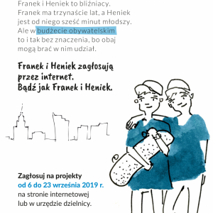 Budzet Obywatelski w Warszawie – Głosowanie plakat